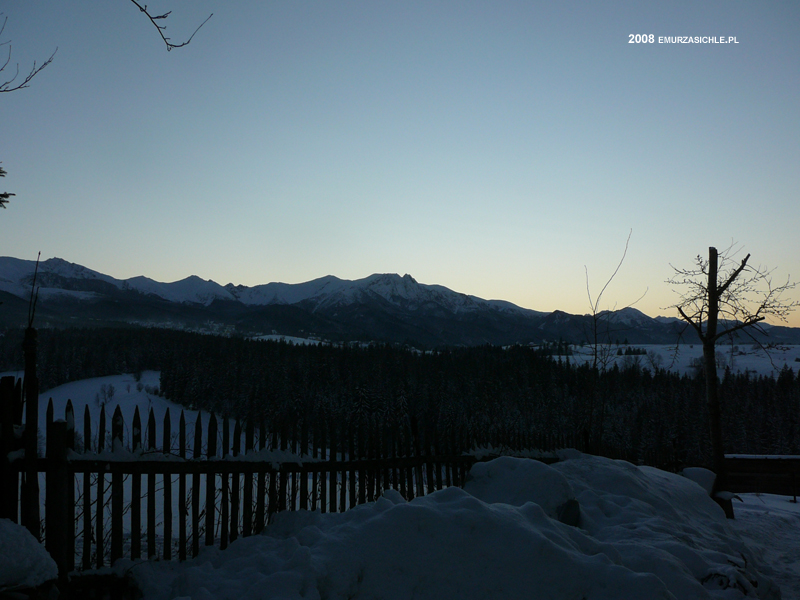 Murzasichle Panorama Zima