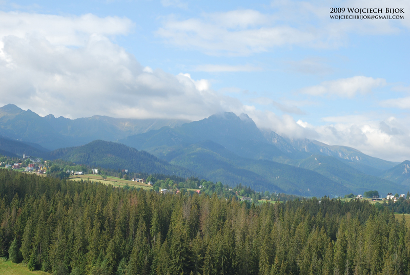 Murzasichle Panorama Lato