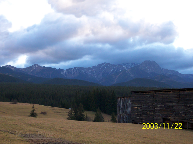 Murzasichle Panorama Zachd Soca