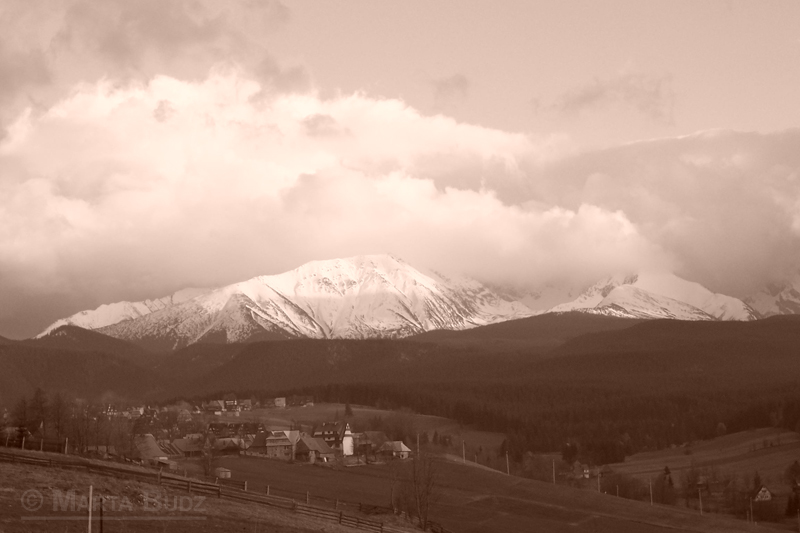 Murzasichle Panorama Zachd Soca